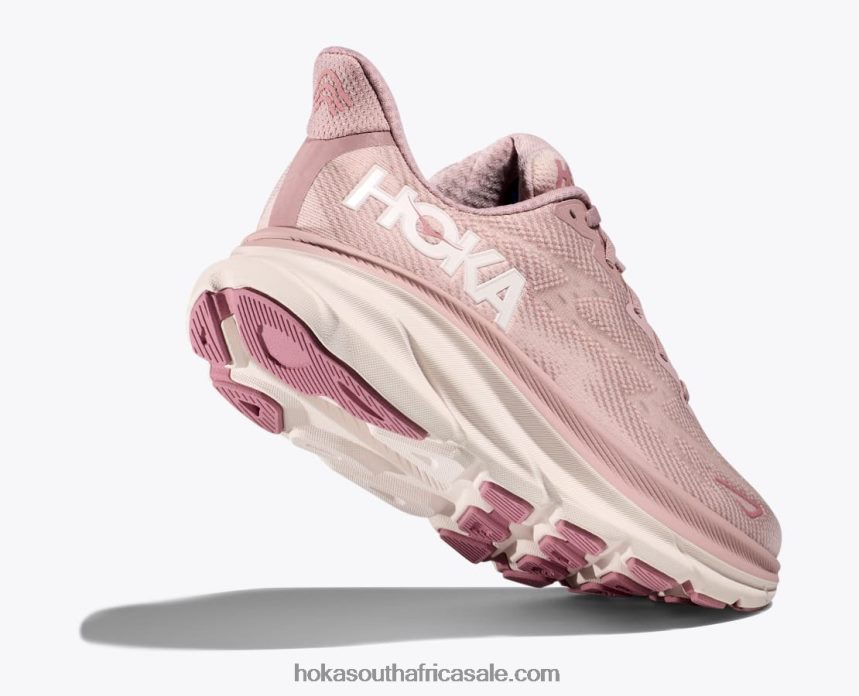 Women Clifton 9 Hoka 0TNRBJ5 Pale Mauve/Peach Whip