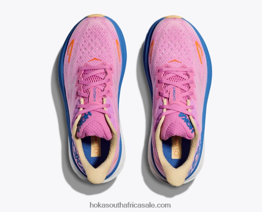 Women Clifton 9 Hoka 0TNRBJ683 Eggnog/Blanc De Blanc