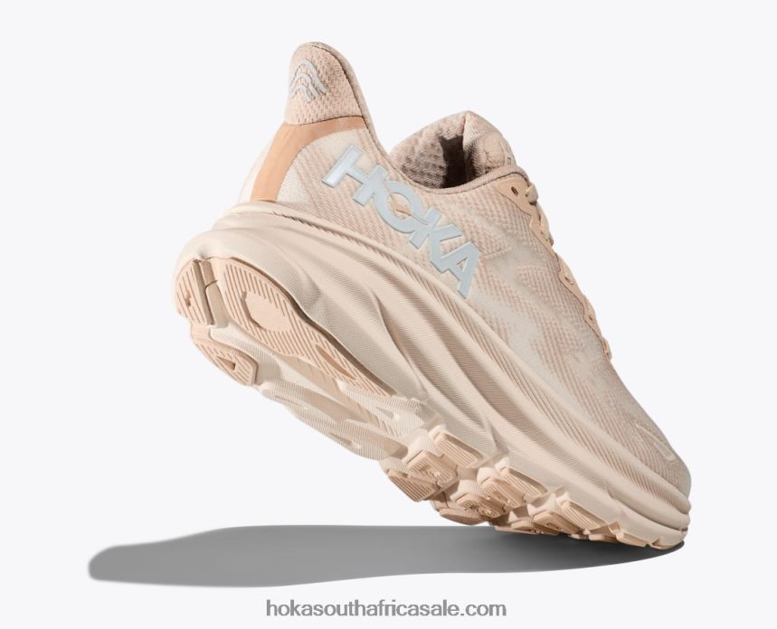 Women Clifton 9 Hoka 0TNRBJ6 Shifting Sand/Eggnog