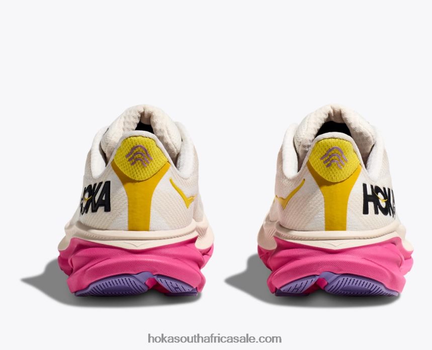 Women Clifton 9 Hoka 0TNRBJ7 Eggnog/Blanc De Blanc