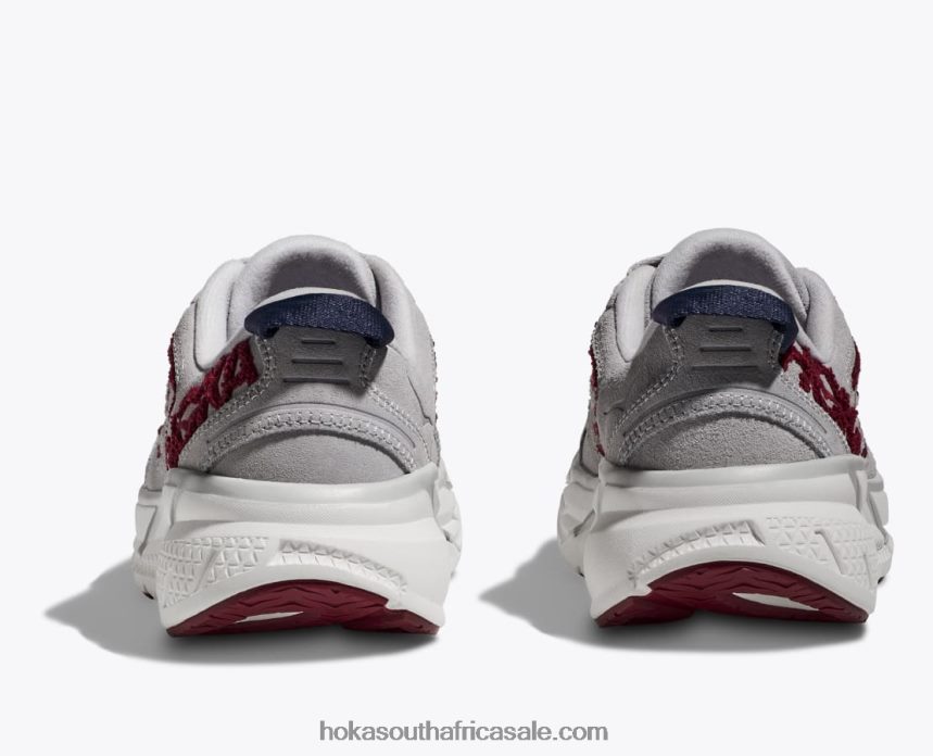 Women Clifton L Embroidery Hoka 0TNRBJ202 Lunar Rock/Cabernet