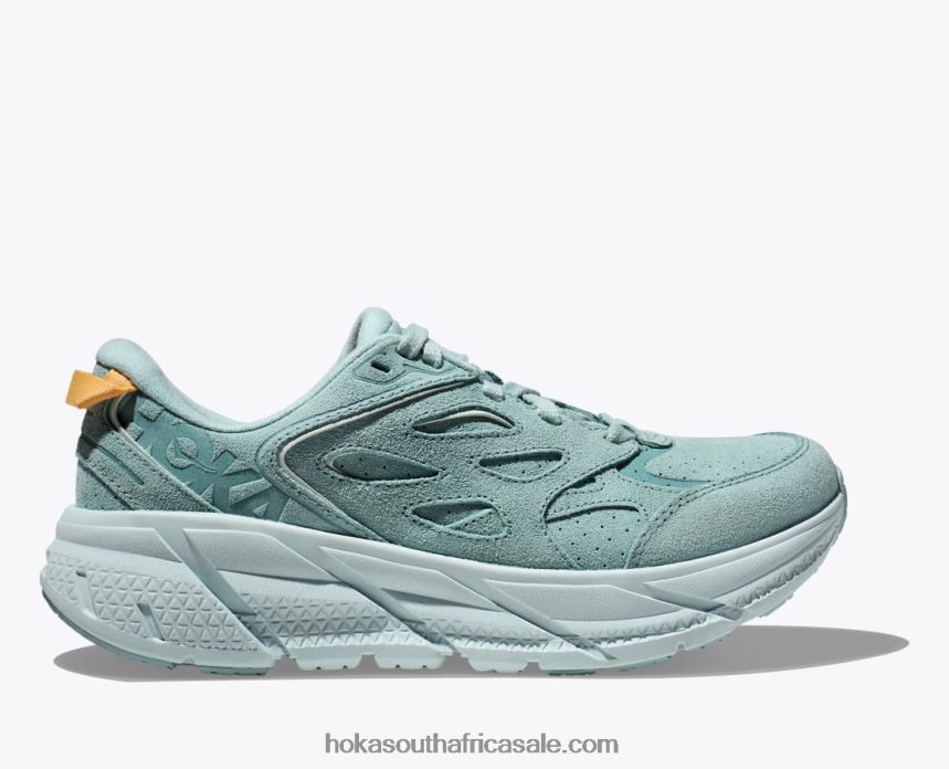 Women Clifton L Suede Hoka 0TNRBJ66 Cloud Blue/Ice Flow