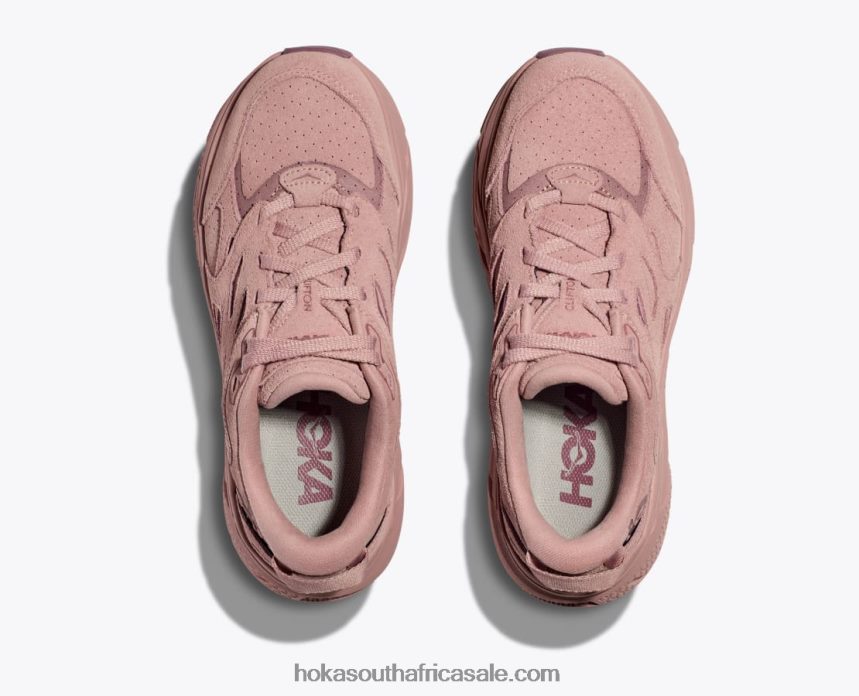 Women Clifton L Suede Hoka 0TNRBJ68 Pale Mauve