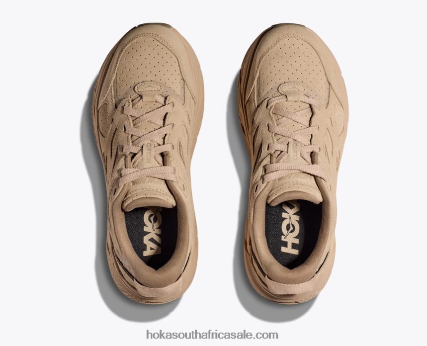 Women Clifton L Suede Hoka 0TNRBJ70 Shifting Sand/Dune