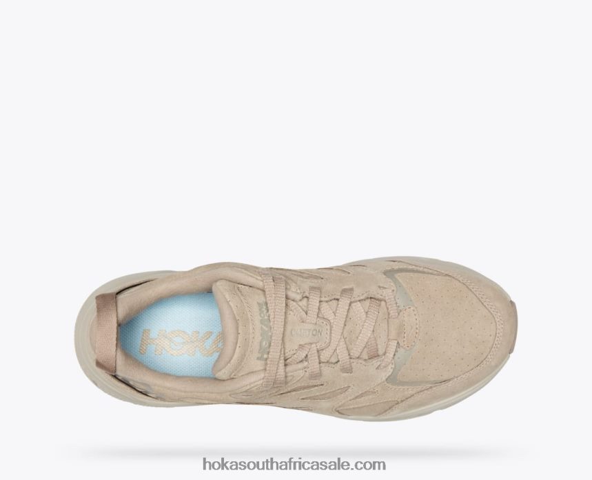 Women Clifton L Suede Hoka 0TNRBJ75 Simply Taupe/Pumice Stone