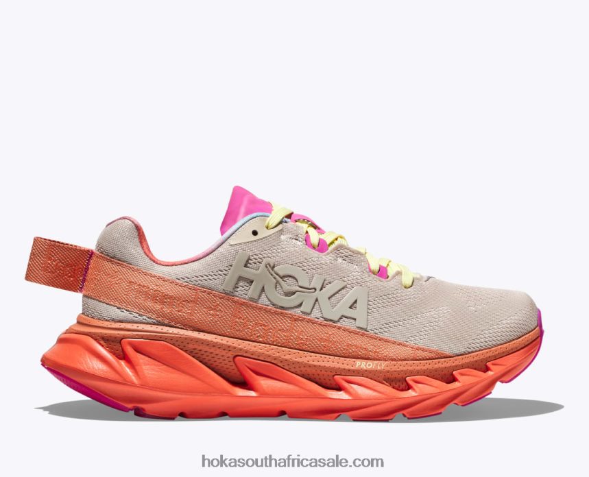 Women Elevon 2 Hoka 0TNRBJ54 Shifting Sand/Camellia