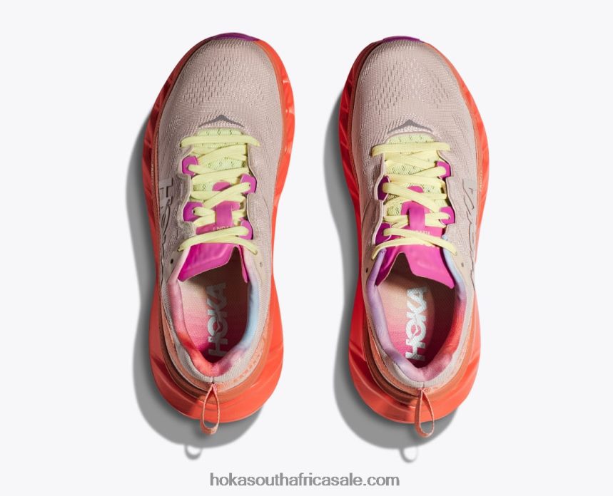 Women Elevon 2 Hoka 0TNRBJ54 Shifting Sand/Camellia