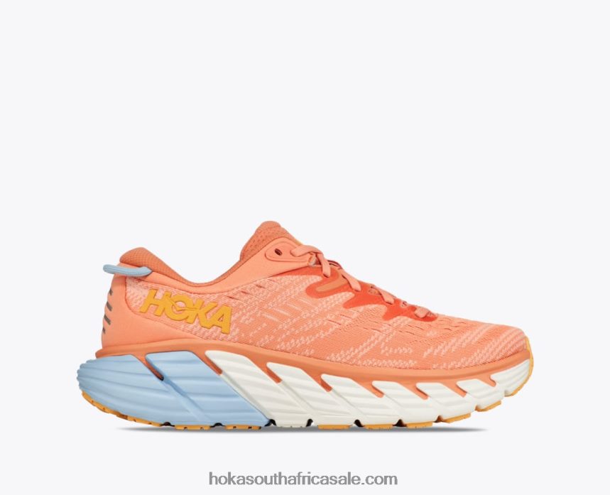 Women Gaviota 4 Hoka 0TNRBJ19 Shell Coral/Peach Parfait