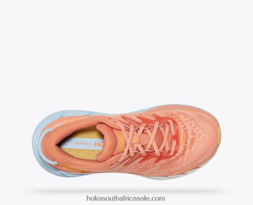 Women Gaviota 4 Hoka 0TNRBJ19 Shell Coral/Peach Parfait