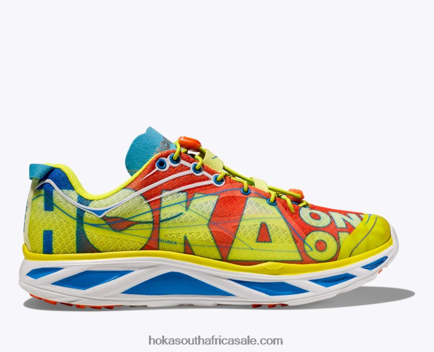 Women Huaka Origins Hoka 0TNRBJ78 Evening Primrose/Flame