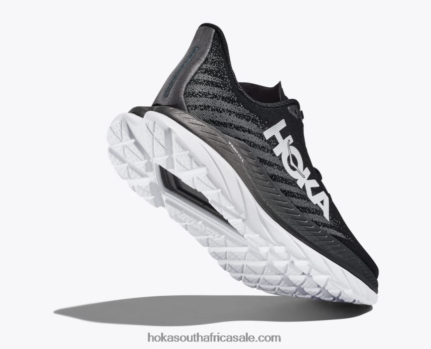 Women Mach 5 Hoka 0TNRBJ257 Black/Castlerock