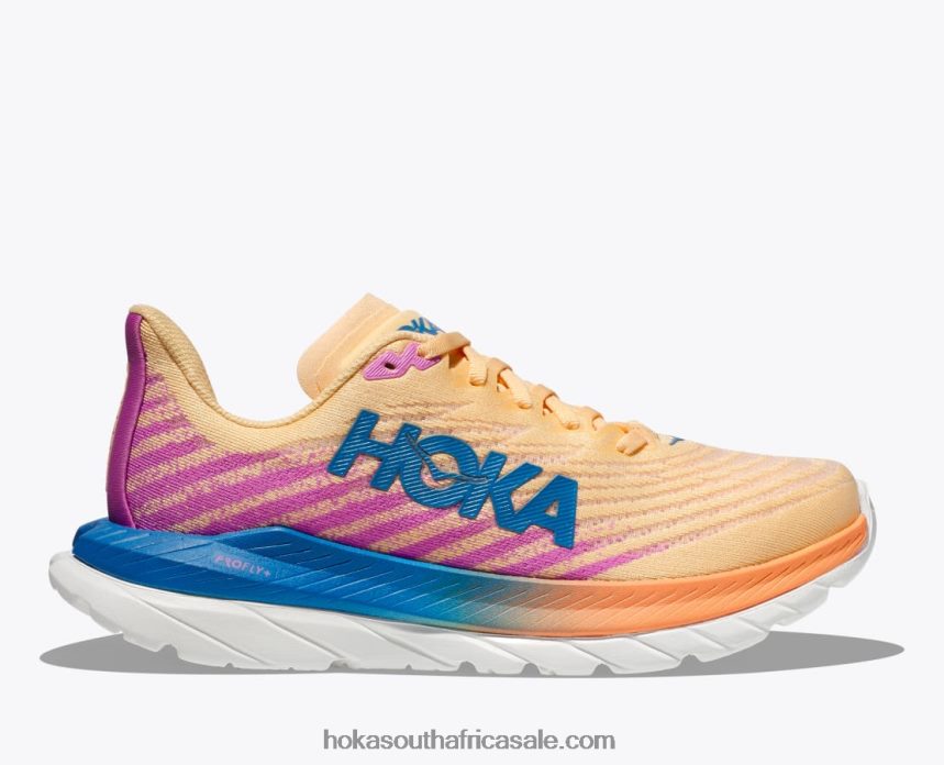 Women Mach 5 Hoka 0TNRBJ26 Impala/Cyclamen