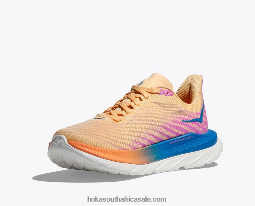 Women Mach 5 Hoka 0TNRBJ26 Impala/Cyclamen