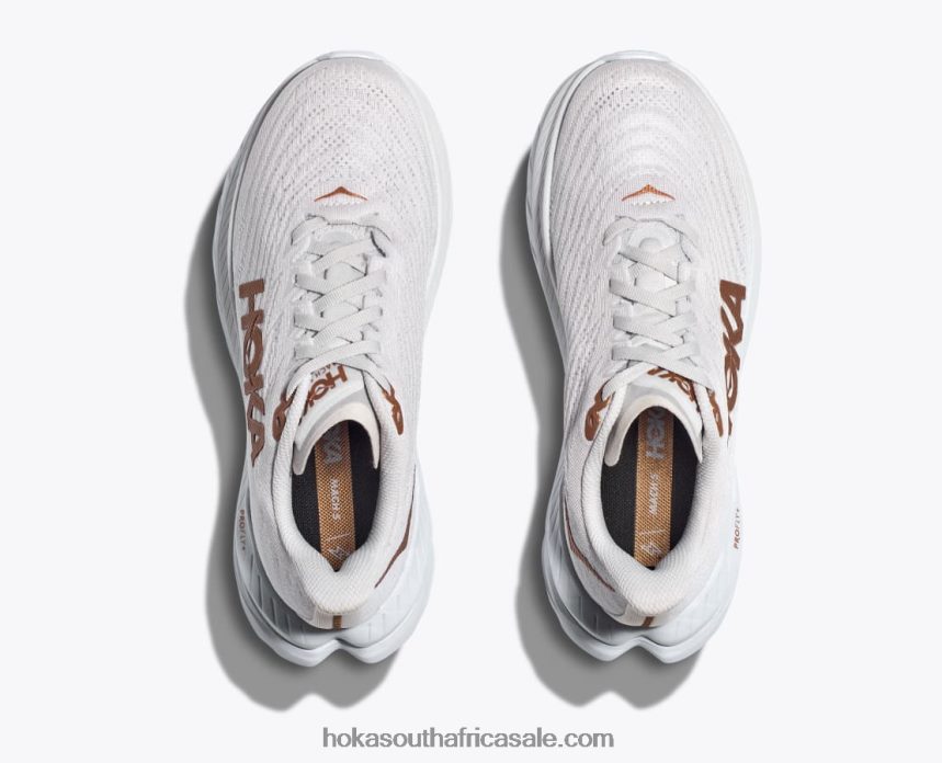 Women Mach 5 Hoka 0TNRBJ28 White/Copper