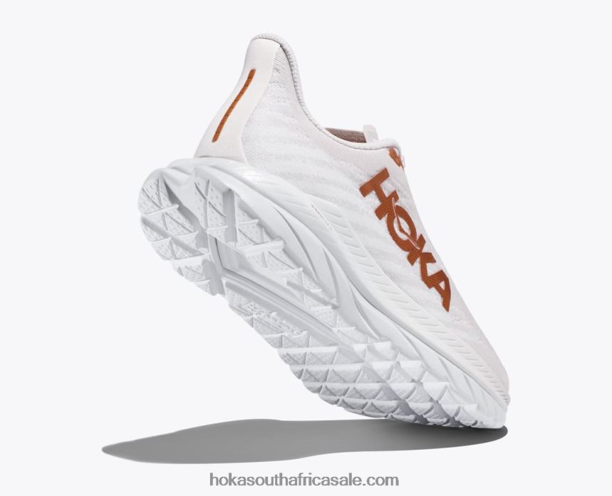 Women Mach 5 Hoka 0TNRBJ28 White/Copper