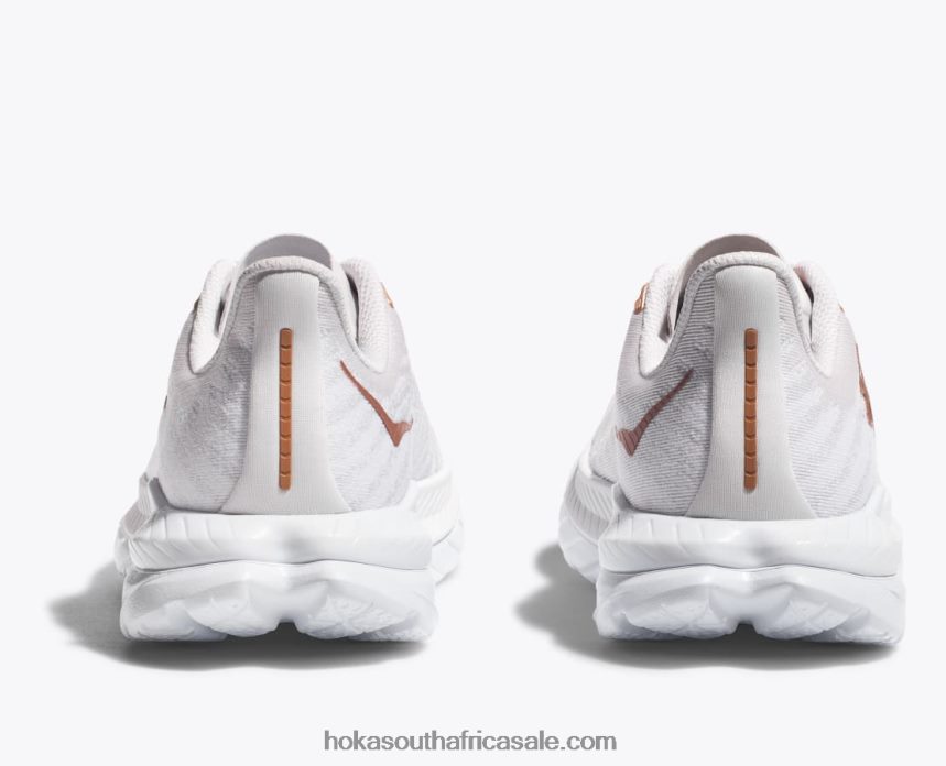 Women Mach 5 Hoka 0TNRBJ28 White/Copper