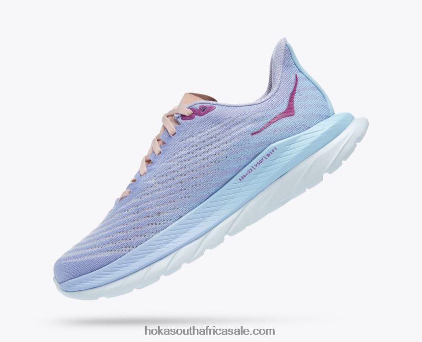 Women Mach 5 Hoka 0TNRBJ31 Baby Lavender/Summer Song