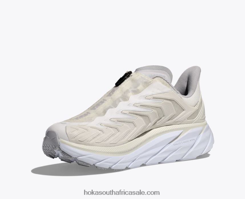 Women Project Clifton Hoka 0TNRBJ63 Blanc De Blanc/Lunar Rock