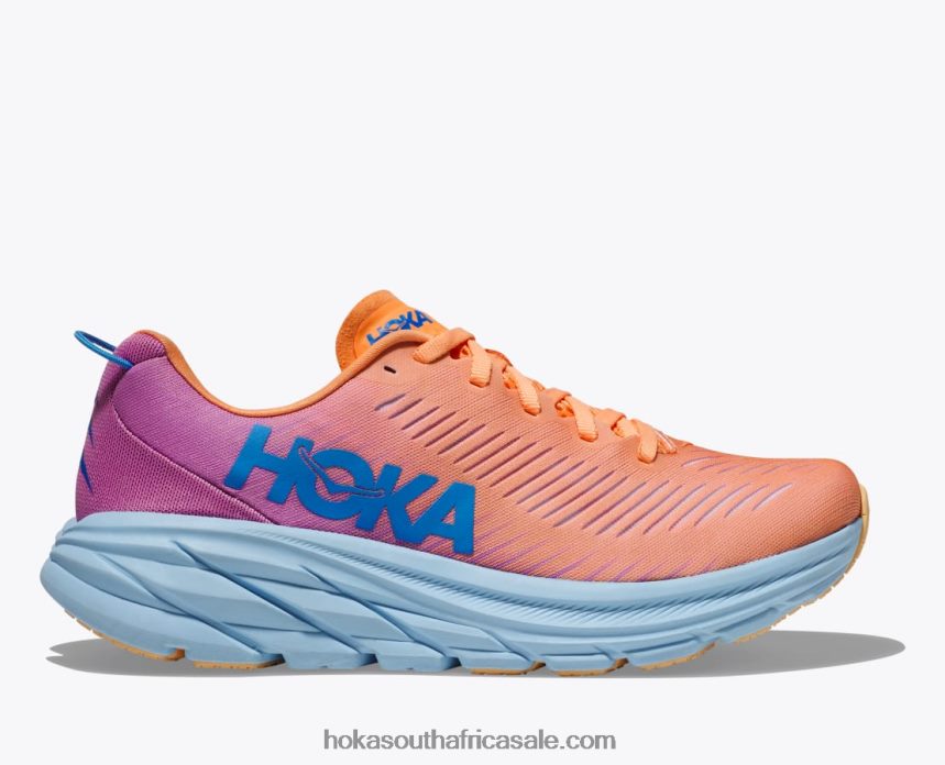 Women Rincon 3 Hoka 0TNRBJ228 Mock Orange/Cyclamen