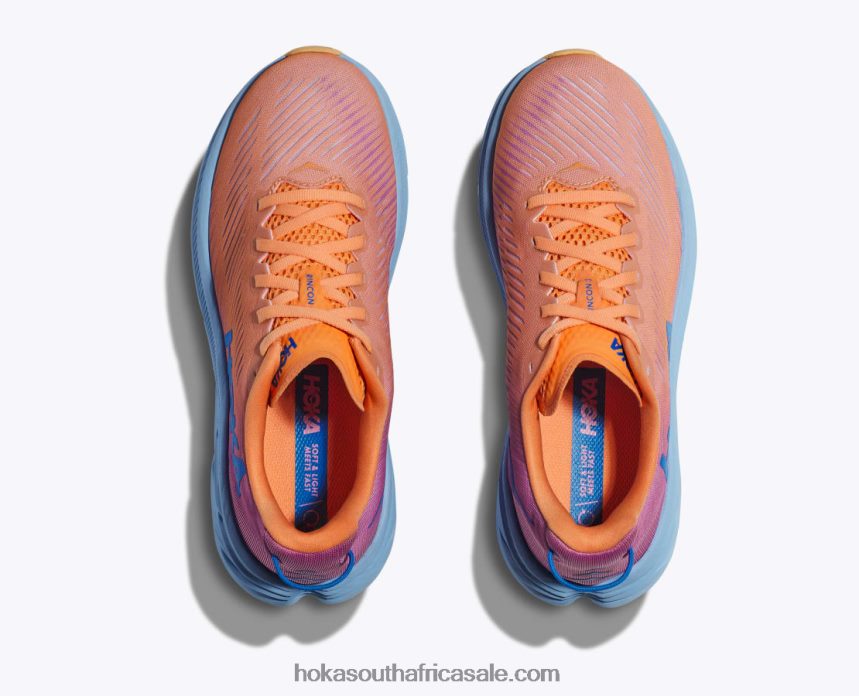 Women Rincon 3 Hoka 0TNRBJ228 Mock Orange/Cyclamen