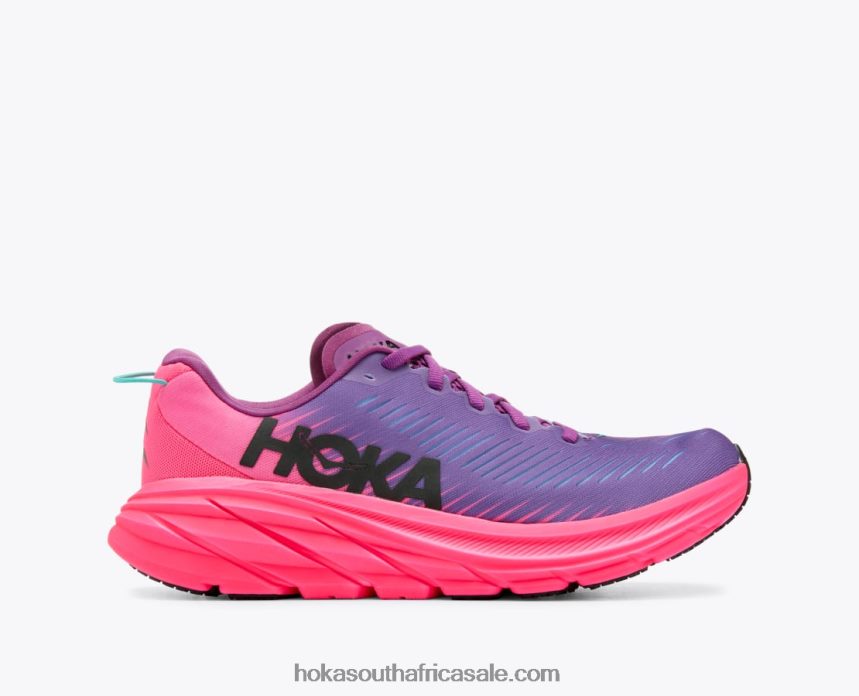 Women Rincon 3 Hoka 0TNRBJ231 Beautyberry/Knockout Pink