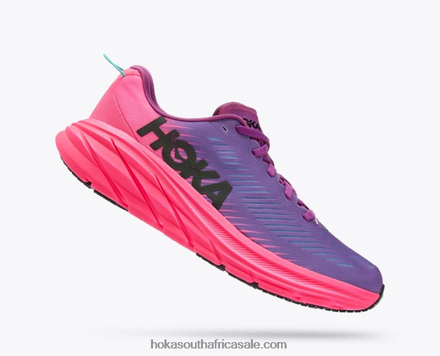 Women Rincon 3 Hoka 0TNRBJ231 Beautyberry/Knockout Pink