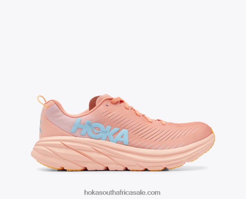 Women Rincon 3 Hoka 0TNRBJ232 Shell Coral/Peach Parfait