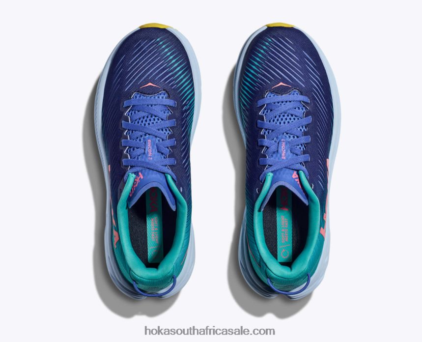 Women Rincon 3 Hoka 0TNRBJ34 Bellwether Blue/Ceramic