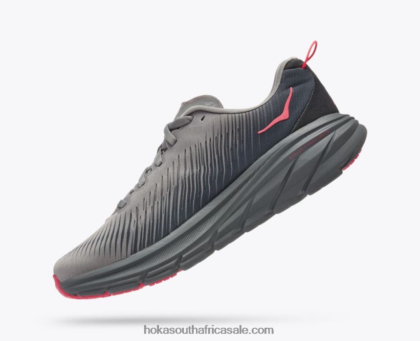 Women Rincon 3 Hoka 0TNRBJ35 Sharkskin/Diva Pink