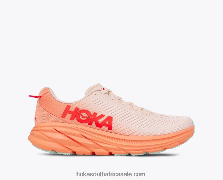 Women Rincon 3 Hoka 0TNRBJ36 Silver Peony/Cantaloupe