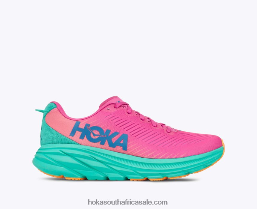 Women Rincon 3 Hoka 0TNRBJ39 Phlox Pink/Atlantis