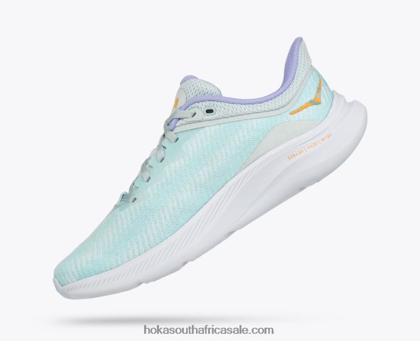 Women Solimar Hoka 0TNRBJ53 Ice Flow/Amber Yellow