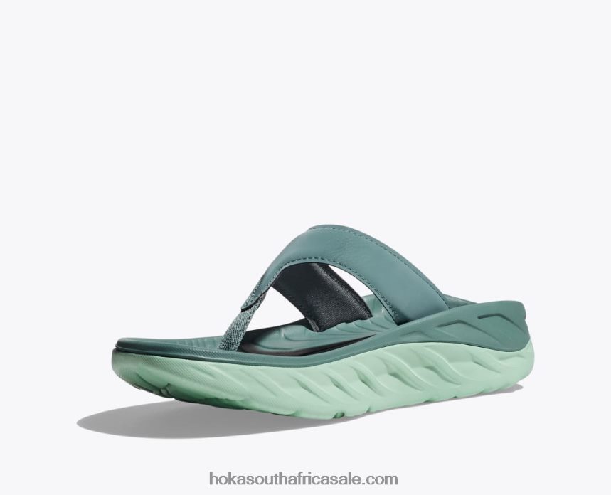 Women ORA Recovery Flip Hoka 0TNRBJ300 Trellis/Mist Green