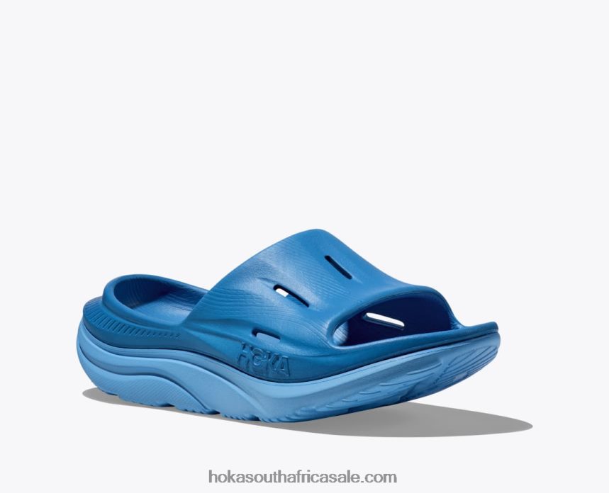 Women Ora Recovery Slide 3 Hoka 0TNRBJ283 Coastal Sky/All Aboard