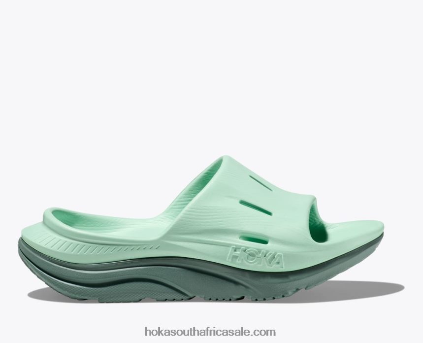 Women Ora Recovery Slide 3 Hoka 0TNRBJ285 Mist Green/Trellis