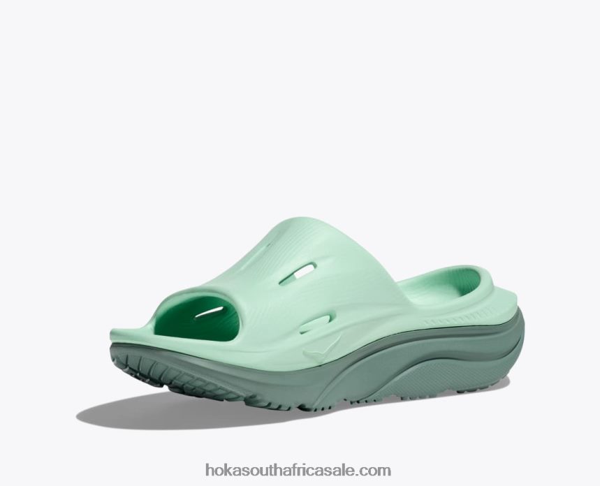 Women Ora Recovery Slide 3 Hoka 0TNRBJ285 Mist Green/Trellis