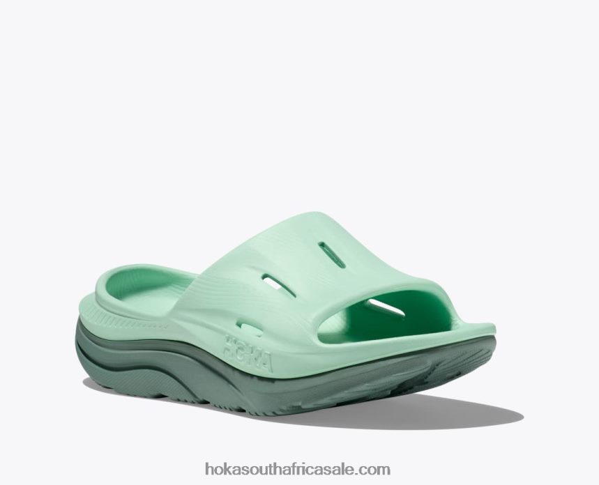 Women Ora Recovery Slide 3 Hoka 0TNRBJ285 Mist Green/Trellis