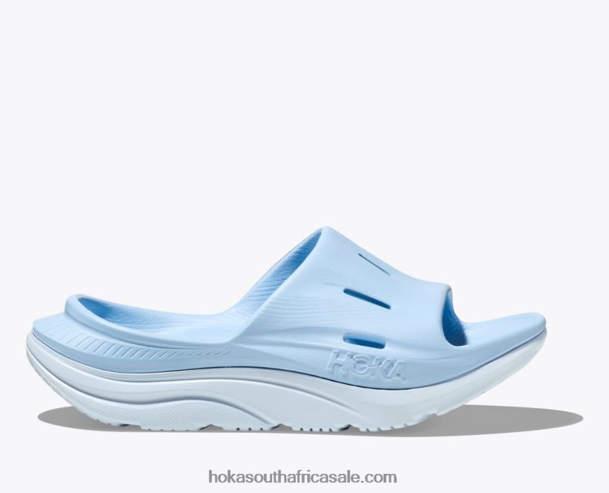 Women Ora Recovery Slide 3 Hoka 0TNRBJ289 Ice Water/Airy Blue