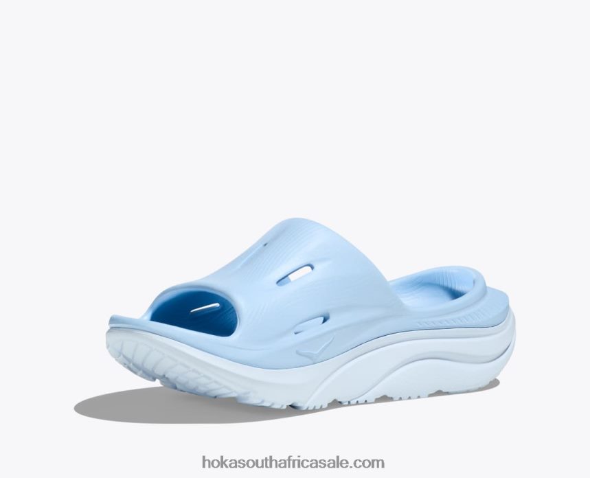 Women Ora Recovery Slide 3 Hoka 0TNRBJ289 Ice Water/Airy Blue