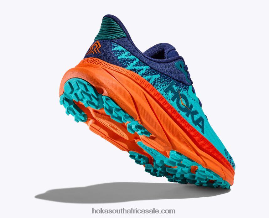 Women Challenger 7 Hoka 0TNRBJ255 Ceramic/Vibrant Orange