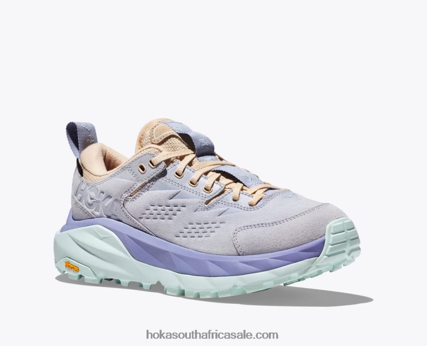 Women Kaha Low GTX Hoka 0TNRBJ111 Arctic Ice/Purple Impression