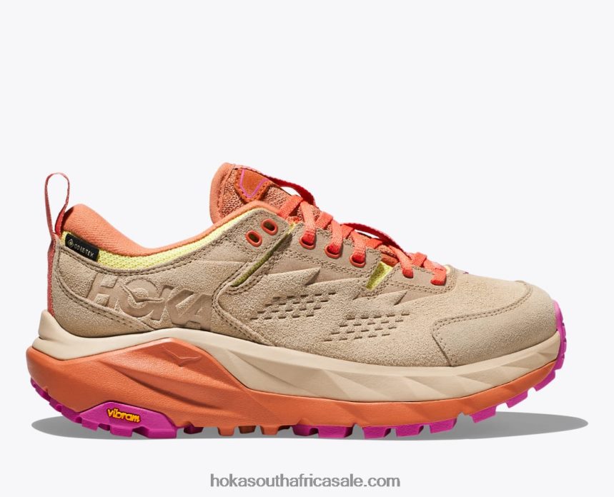 Women Kaha Low GTX Hoka 0TNRBJ112 Shifting Sand/Sun Baked