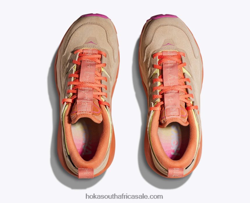 Women Kaha Low GTX Hoka 0TNRBJ112 Shifting Sand/Sun Baked