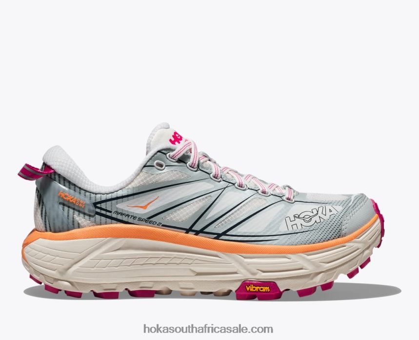 Women Mafate Speed 2 Hoka 0TNRBJ116 White/Ice Flow