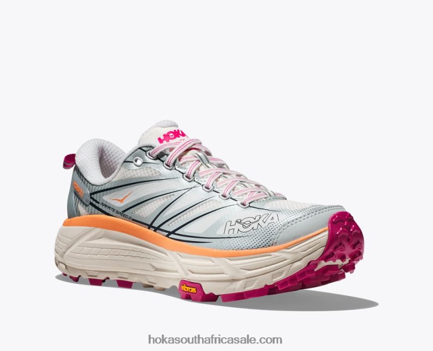 Women Mafate Speed 2 Hoka 0TNRBJ116 White/Ice Flow