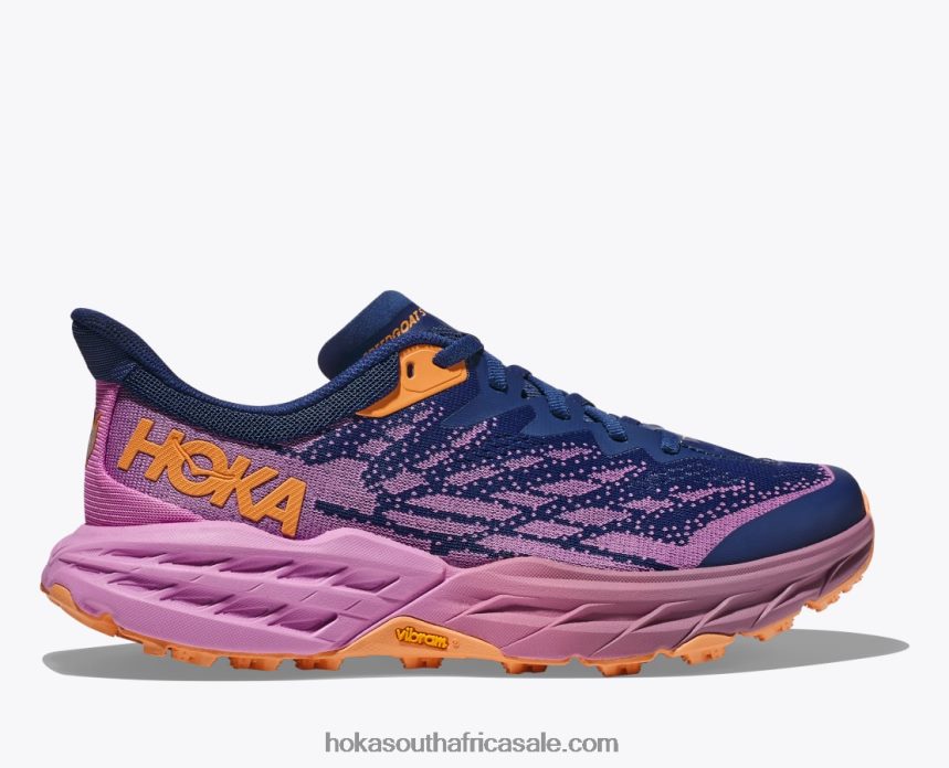 Women Speedgoat 5 Hoka 0TNRBJ101 Bellwether Blue/Cyclamen