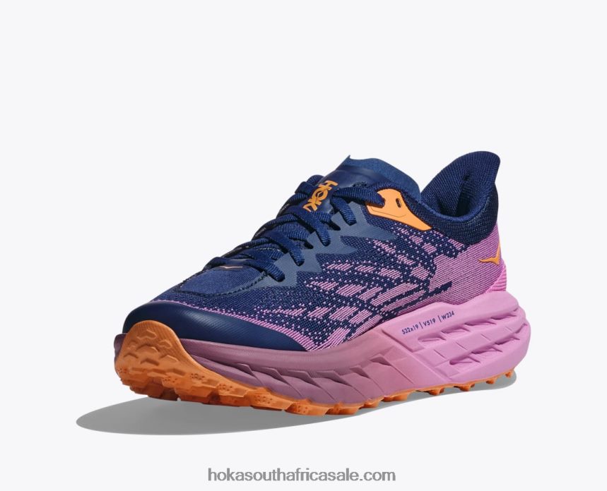 Women Speedgoat 5 Hoka 0TNRBJ101 Bellwether Blue/Cyclamen