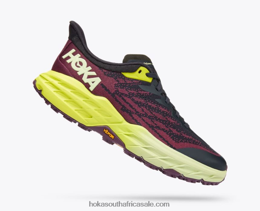 Women Speedgoat 5 Hoka 0TNRBJ106 Blue Graphite/Evening Primrose