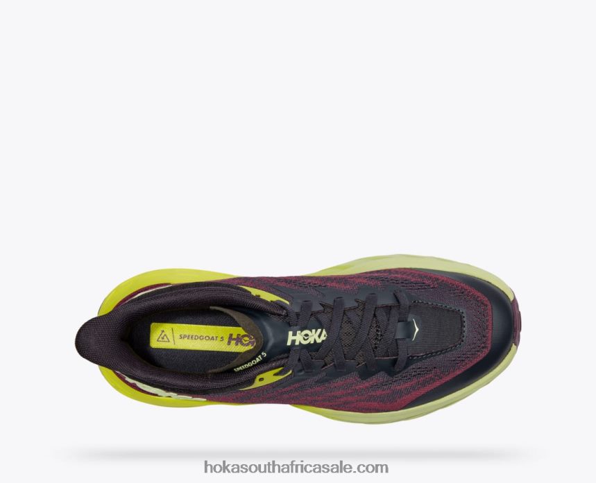 Women Speedgoat 5 Hoka 0TNRBJ106 Blue Graphite/Evening Primrose