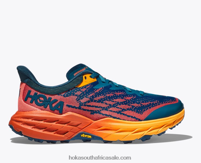 Women Speedgoat 5 Hoka 0TNRBJ237 Blue Coral/Camellia